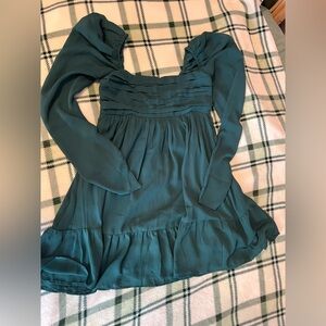 Abercrombie & Fitch Green Mini Dress